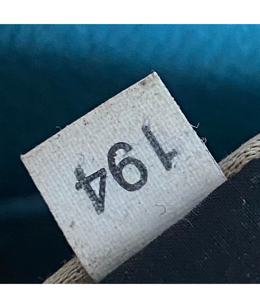 MIU MIU Голубая кожаная сумка с короткими ручками, фото 3