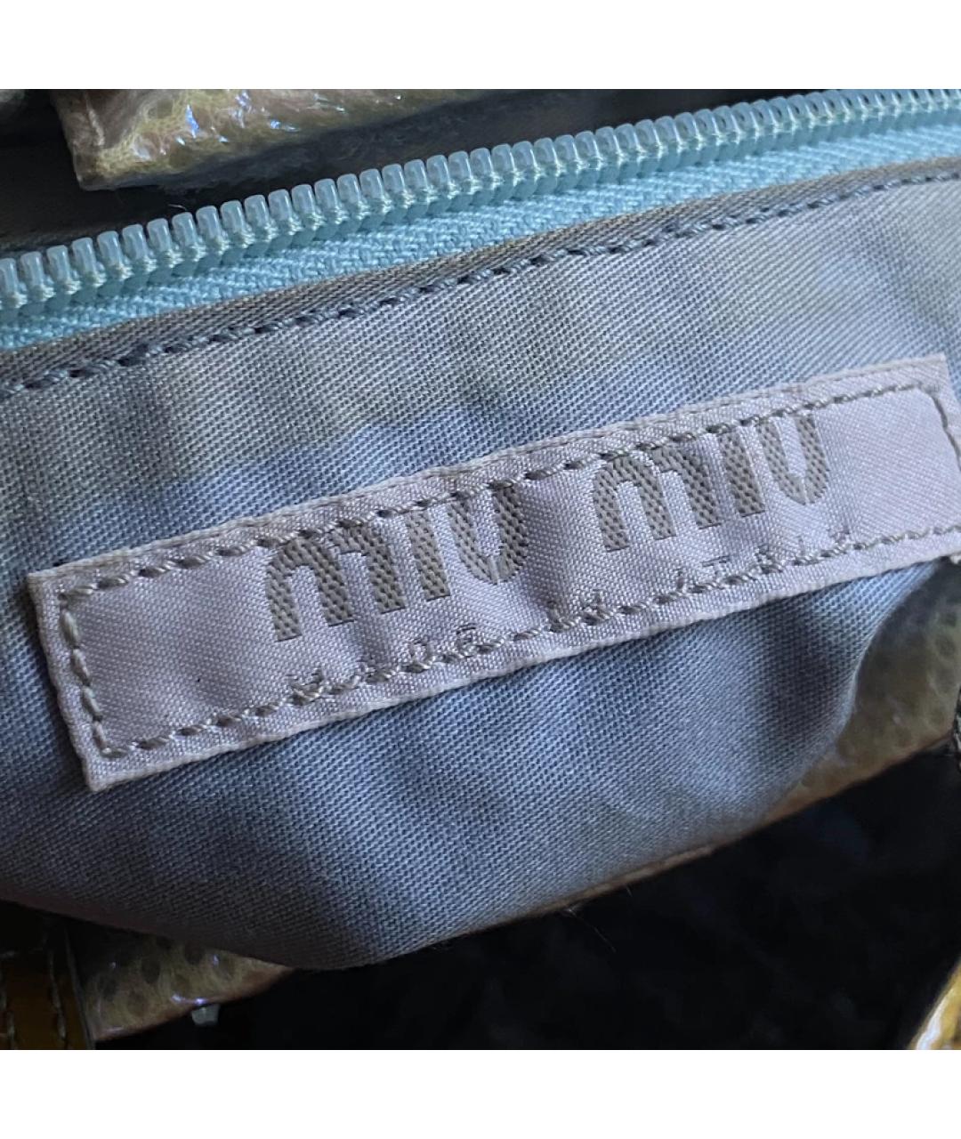 MIU MIU Сумка с короткими ручками, фото 4