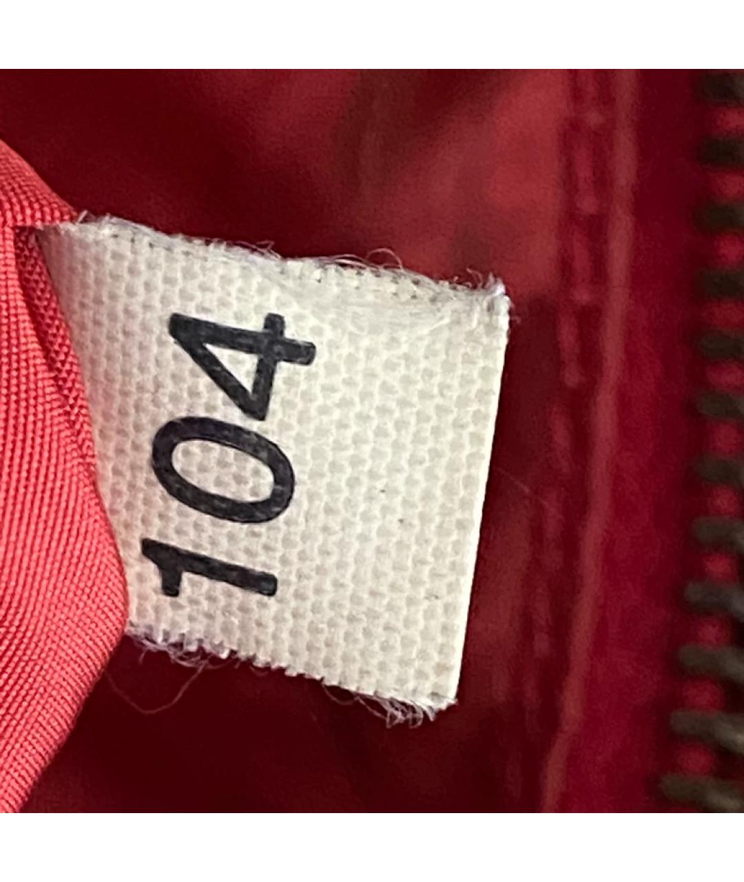 MIU MIU Красная деним сумка с короткими ручками, фото 4