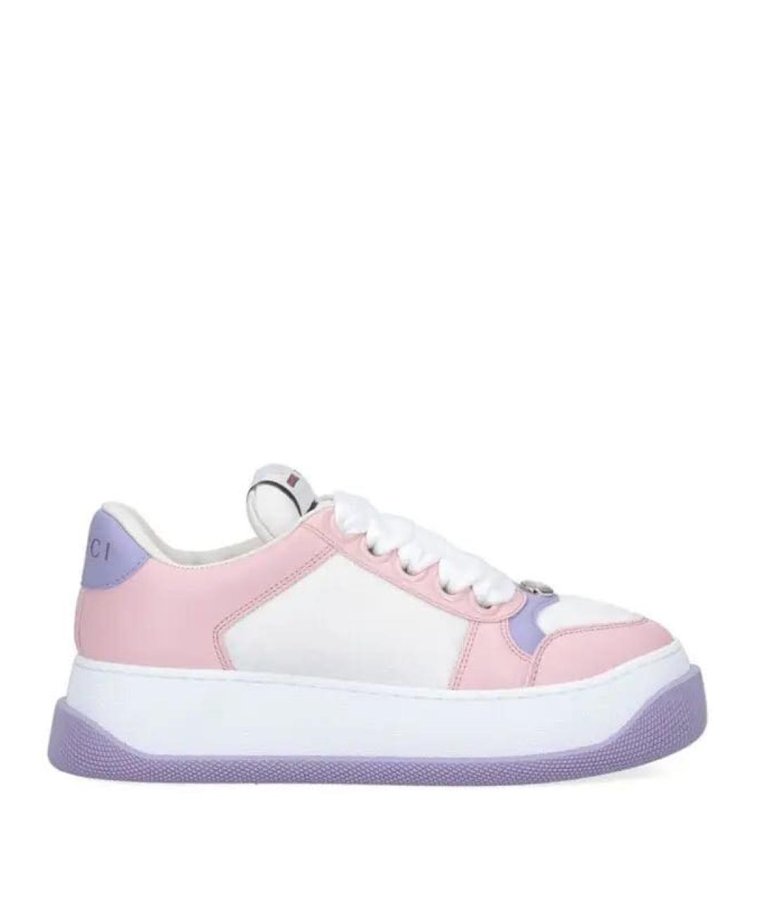 GUCCI Мульти кожаные кеды, фото 1