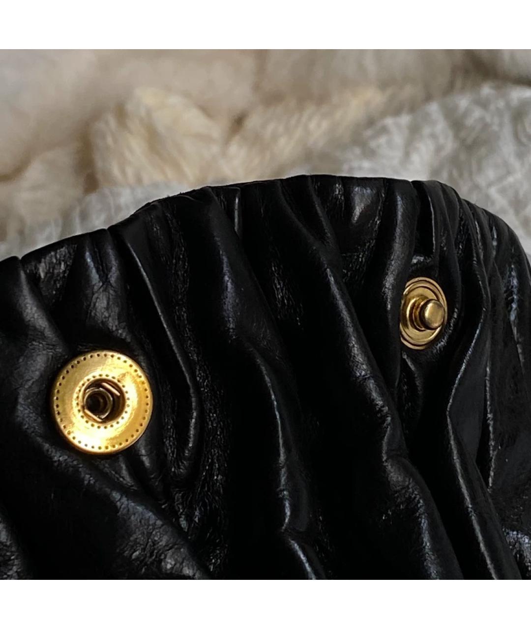 MIU MIU Черная сумка с короткими ручками, фото 4