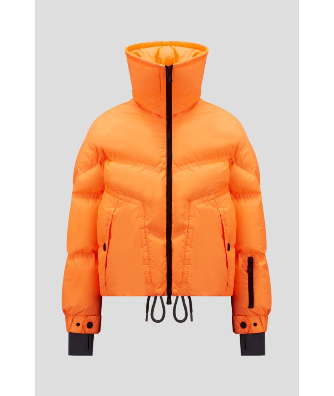 MONCLER GRENOBLE Оранжевый пуховик, фото 10