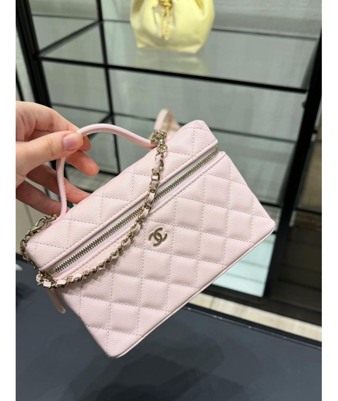 CHANEL Белая кожаная сумка через плечо, фото 2