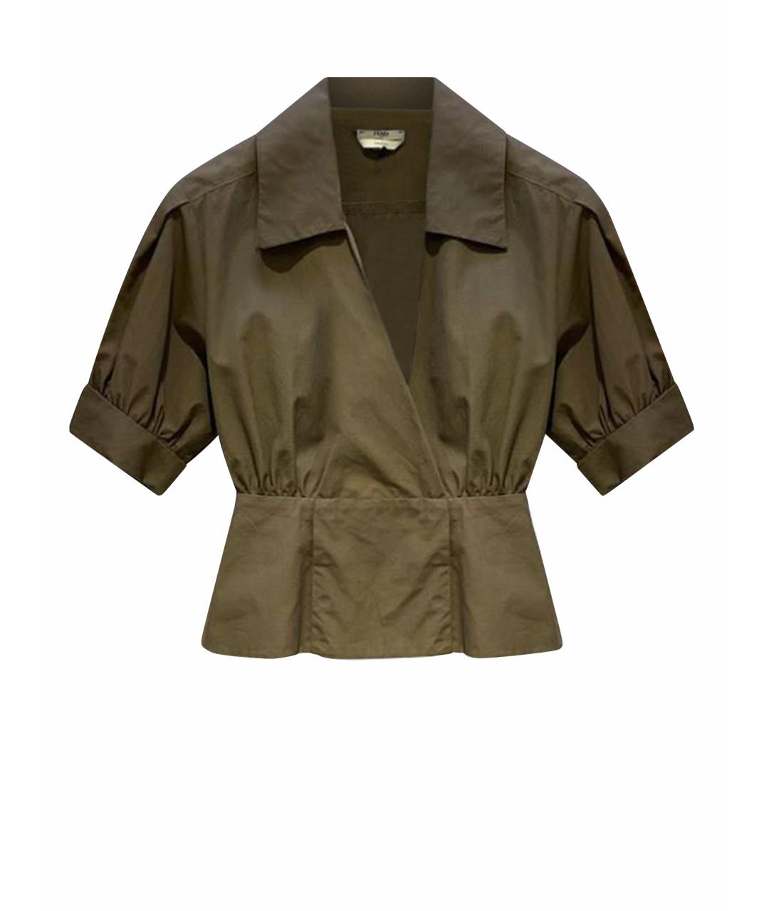 FENDI Коричневый жакет/пиджак, фото 1