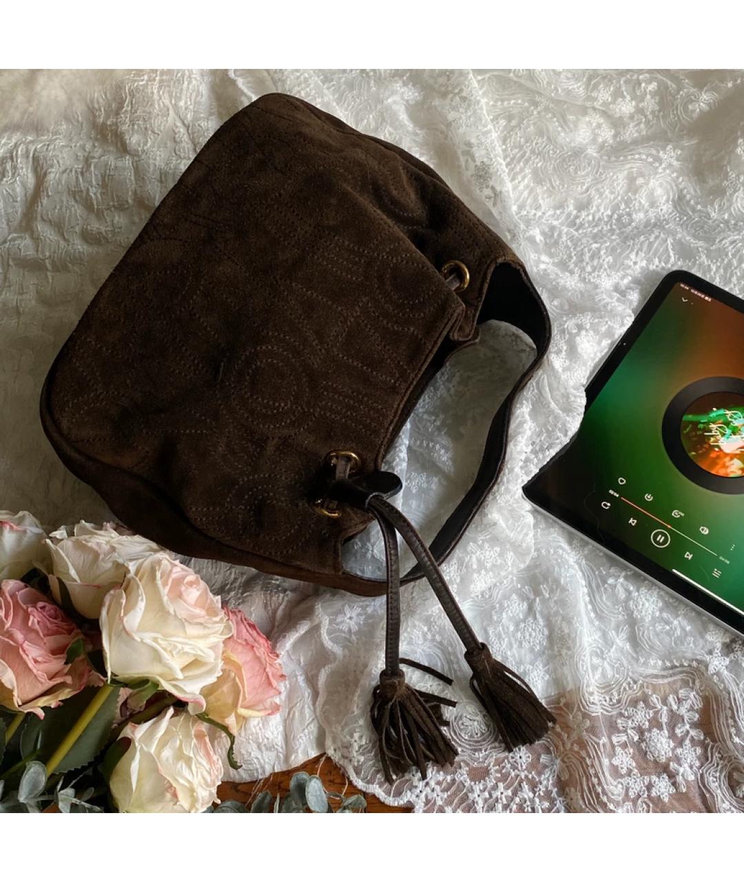 FERRAGAMO Коричневая сумка с короткими ручками, фото 6