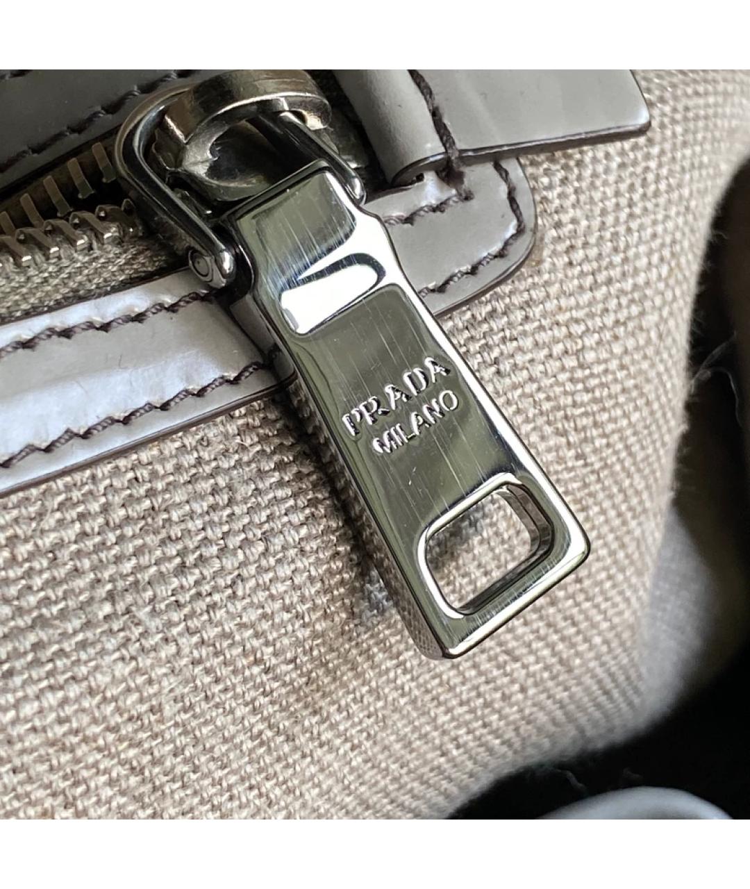 PRADA Белая сумка с короткими ручками, фото 7