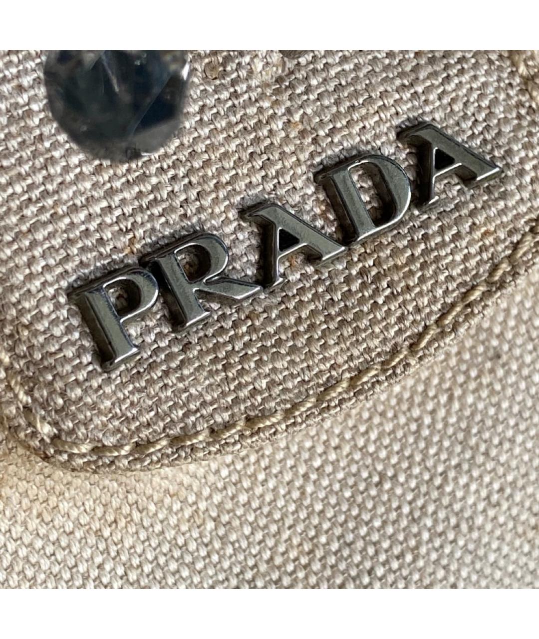 PRADA Белая сумка с короткими ручками, фото 3