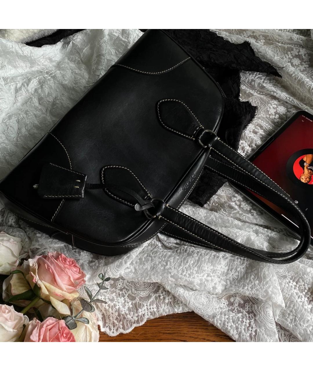 PRADA Черная сумка с короткими ручками, фото 7