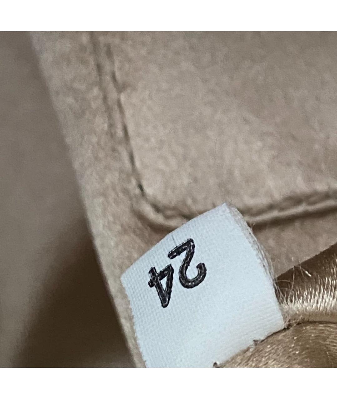 PRADA Бежевая кожаная сумка с короткими ручками, фото 6