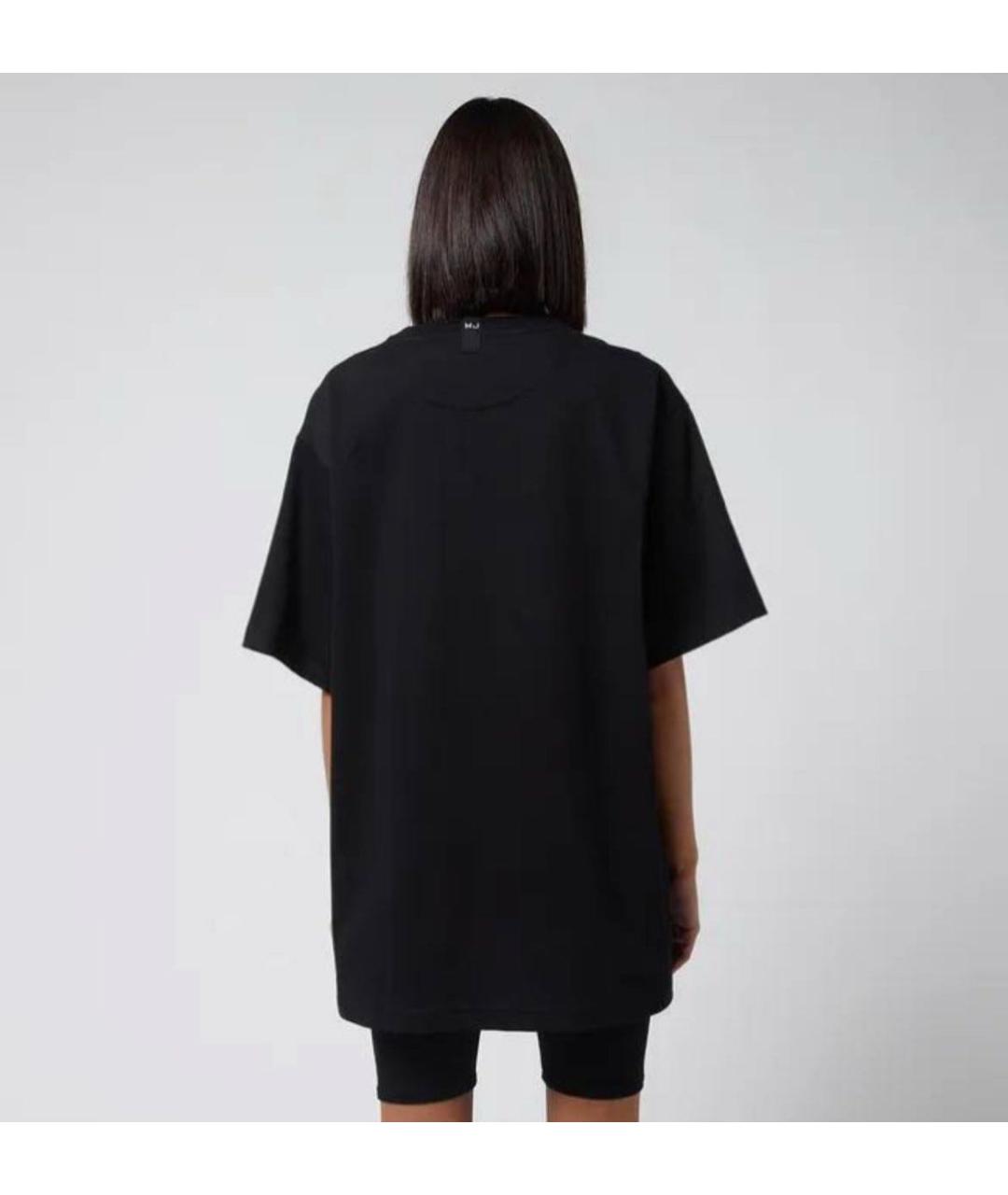MARC JACOBS Черная хлопковая футболка, фото 2