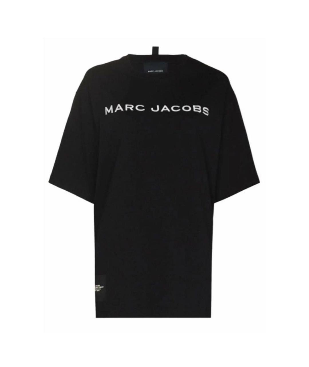 MARC JACOBS Черная хлопковая футболка, фото 1