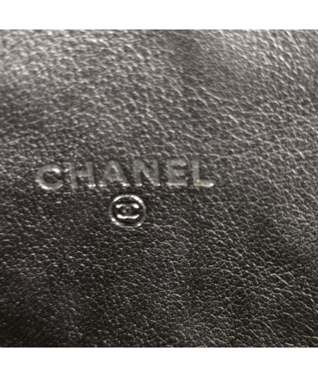 CHANEL Коричневая папка для документов из лакированной кожи, фото 2