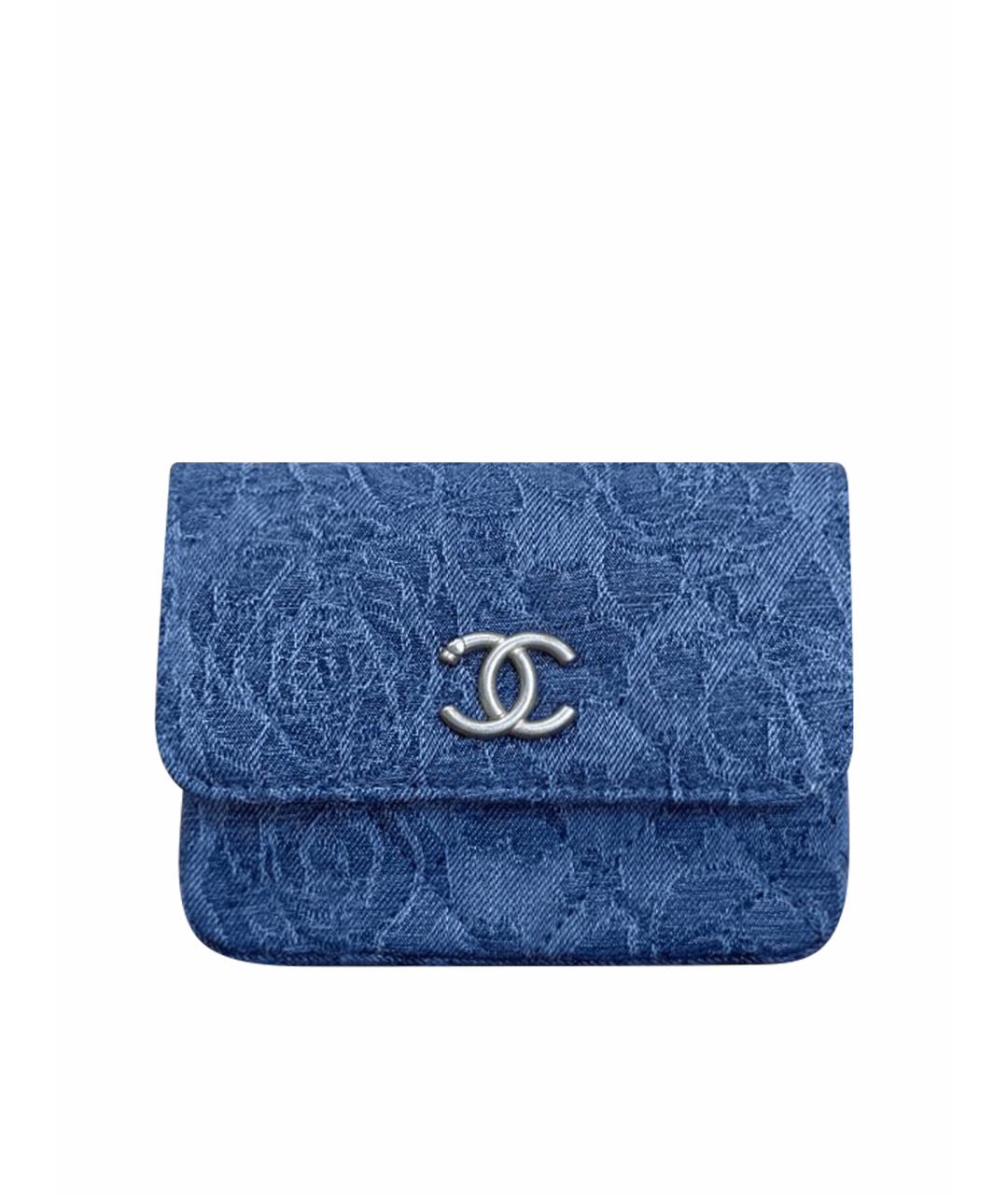 CHANEL Синяя сумка через плечо, фото 1