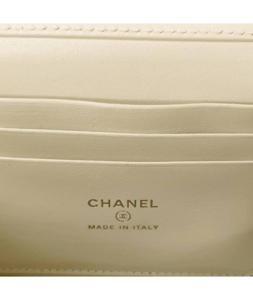 CHANEL Желтая кожаная сумка через плечо, фото 4