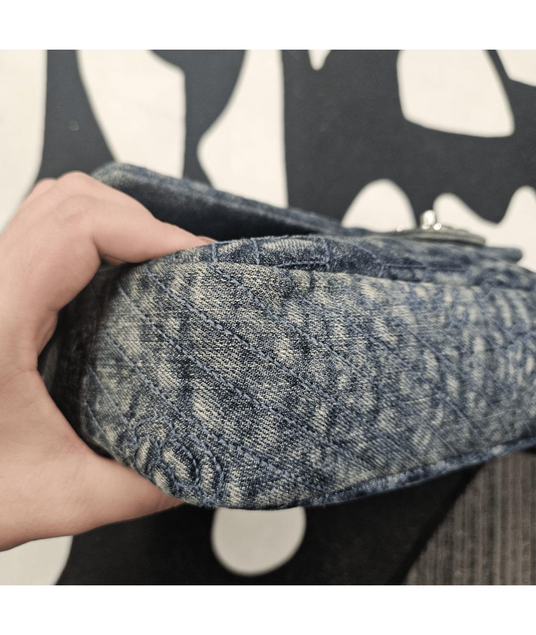 CHANEL Темно-синяя сумка через плечо, фото 8