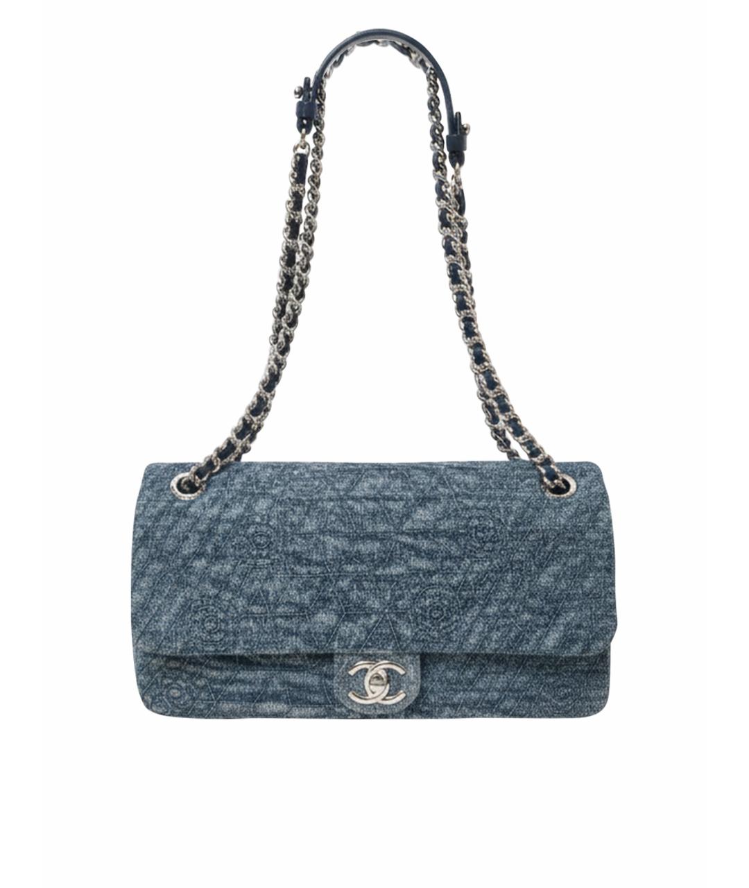 CHANEL Темно-синяя сумка через плечо, фото 1