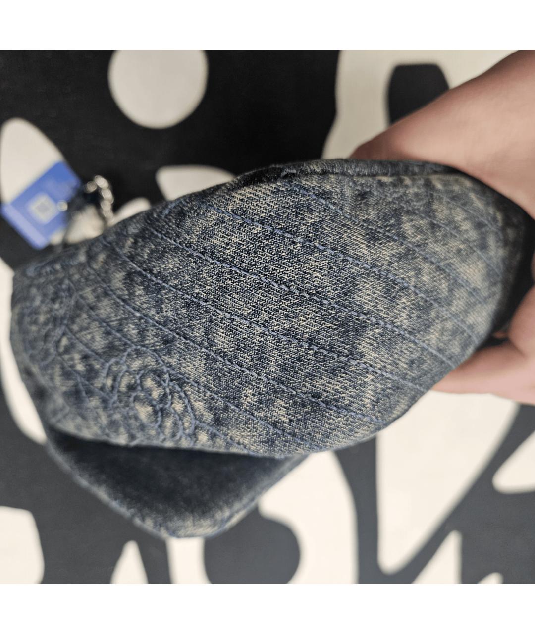 CHANEL Темно-синяя сумка через плечо, фото 7