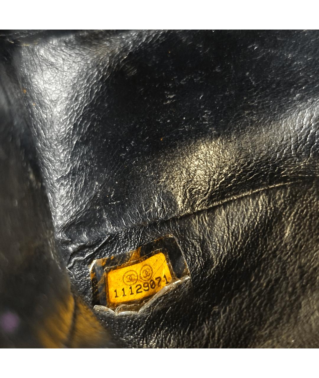 CHANEL Черная кожаная сумка через плечо, фото 2