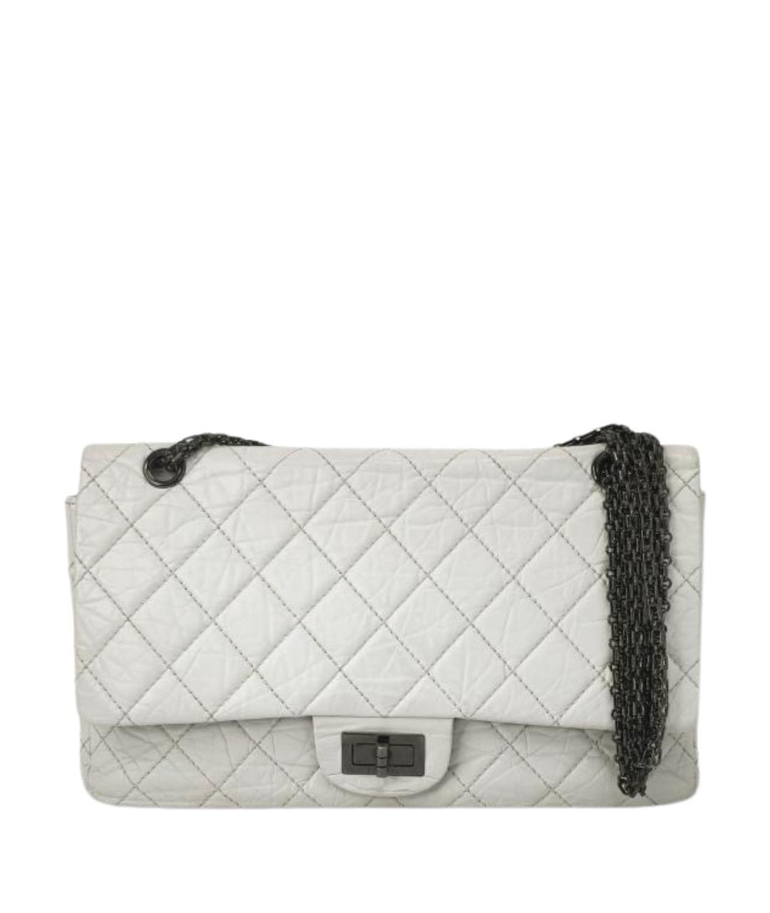 CHANEL Белая кожаная сумка через плечо, фото 1
