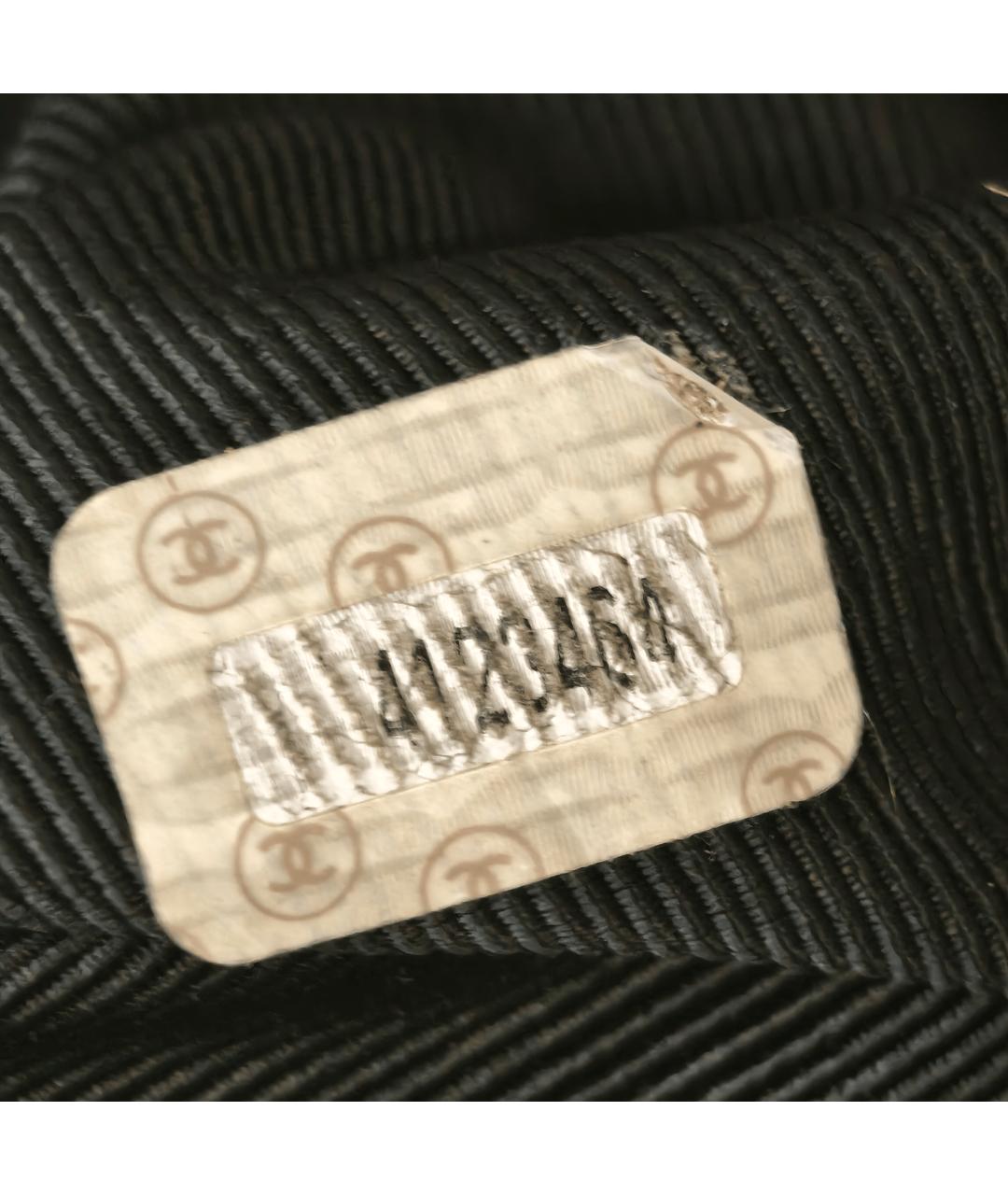 CHANEL Черная кожаная сумка через плечо, фото 4