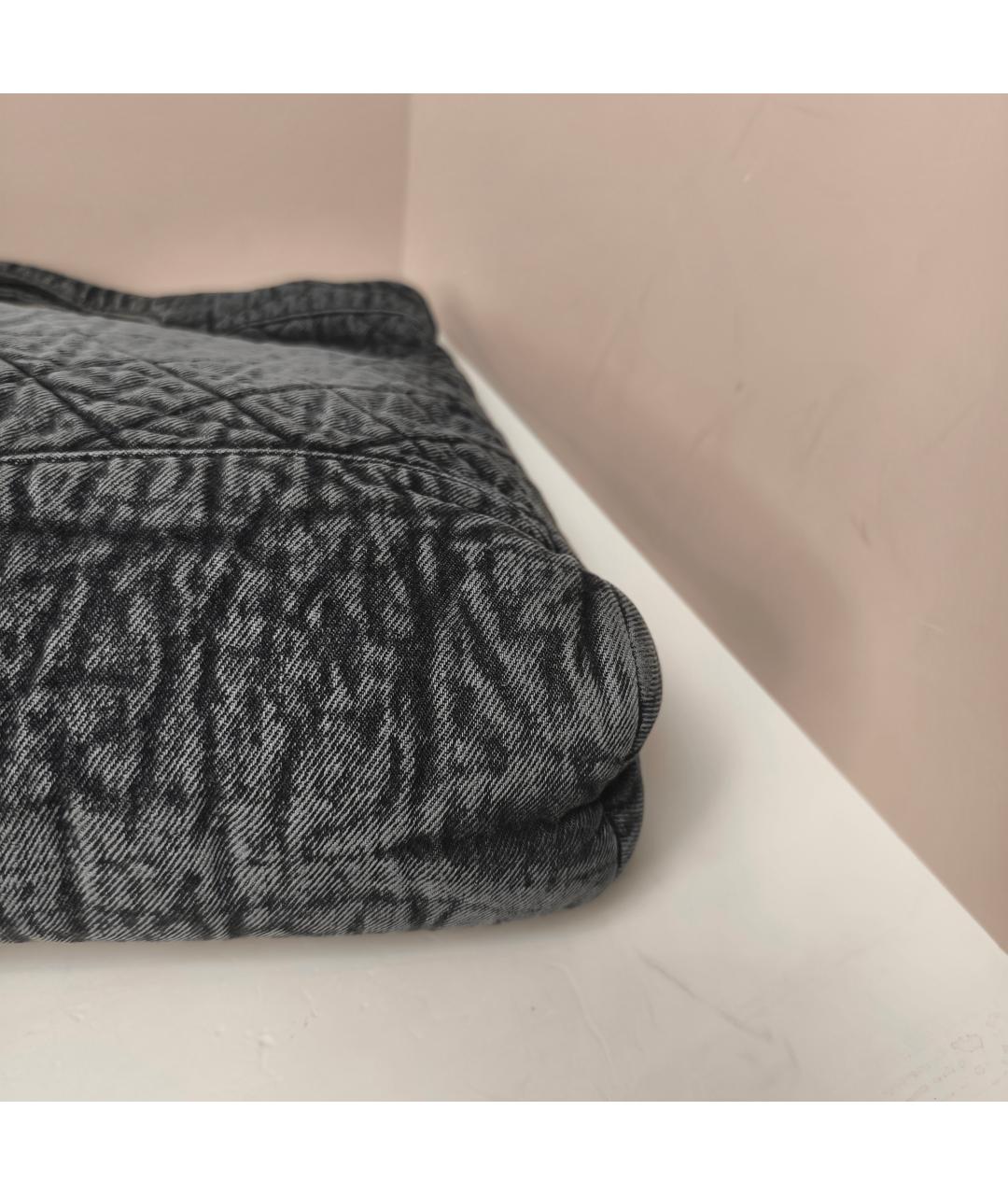 CHANEL Черная деним сумка через плечо, фото 7