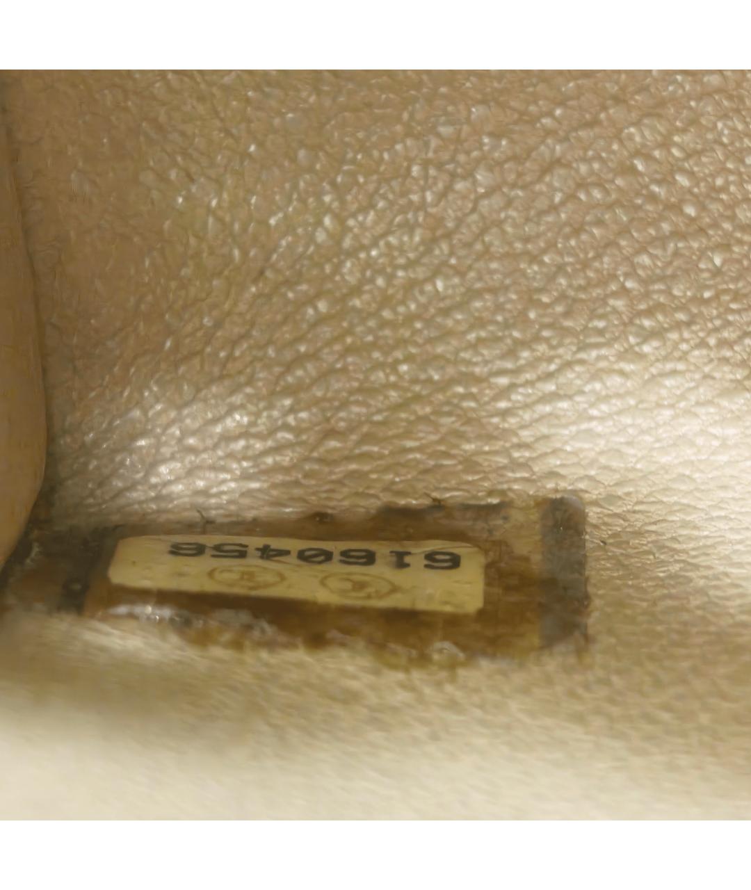 CHANEL Бежевая кожаная сумка через плечо, фото 2