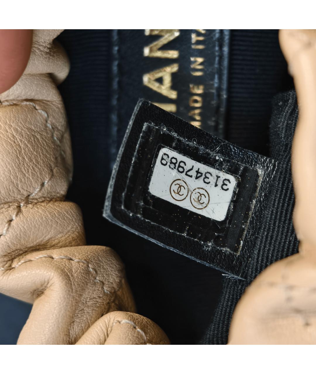 CHANEL Желтая кожаная сумка через плечо, фото 4