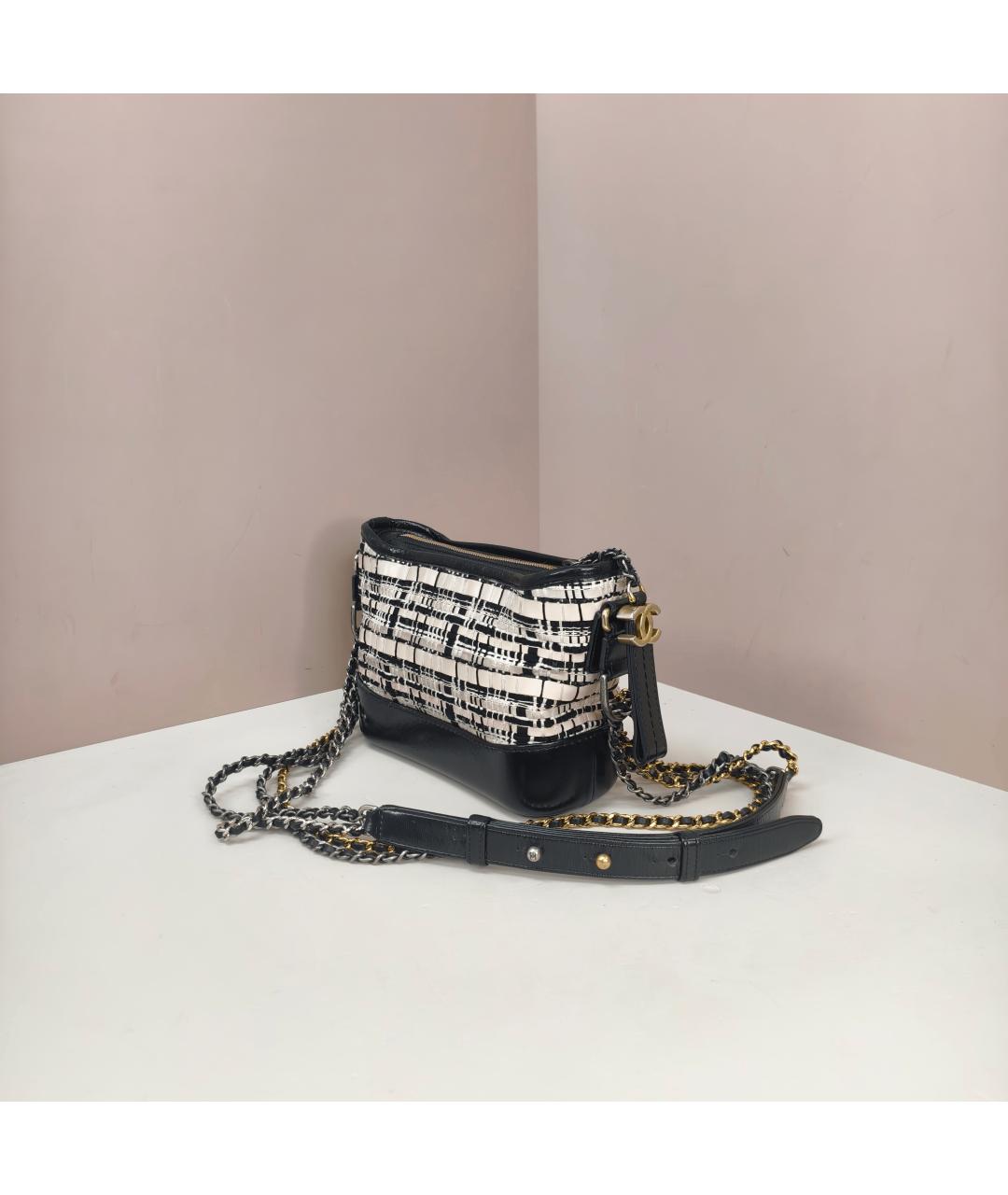 CHANEL Белая кожаная сумка через плечо, фото 3