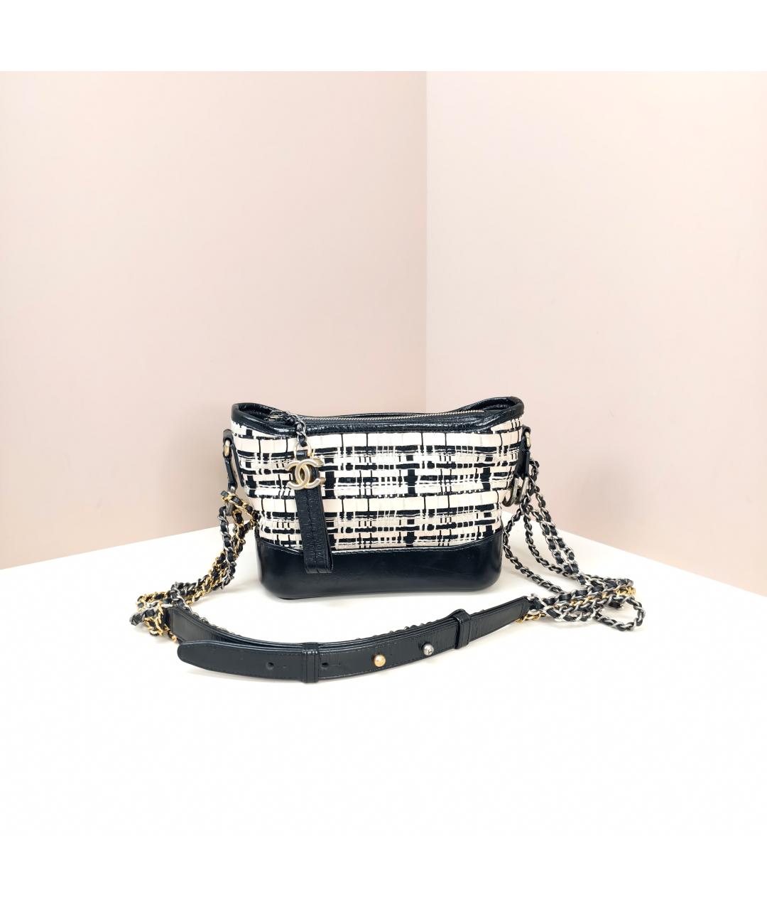 CHANEL Белая кожаная сумка через плечо, фото 4