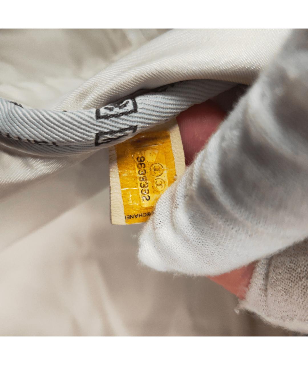 CHANEL Белая сумка через плечо, фото 2