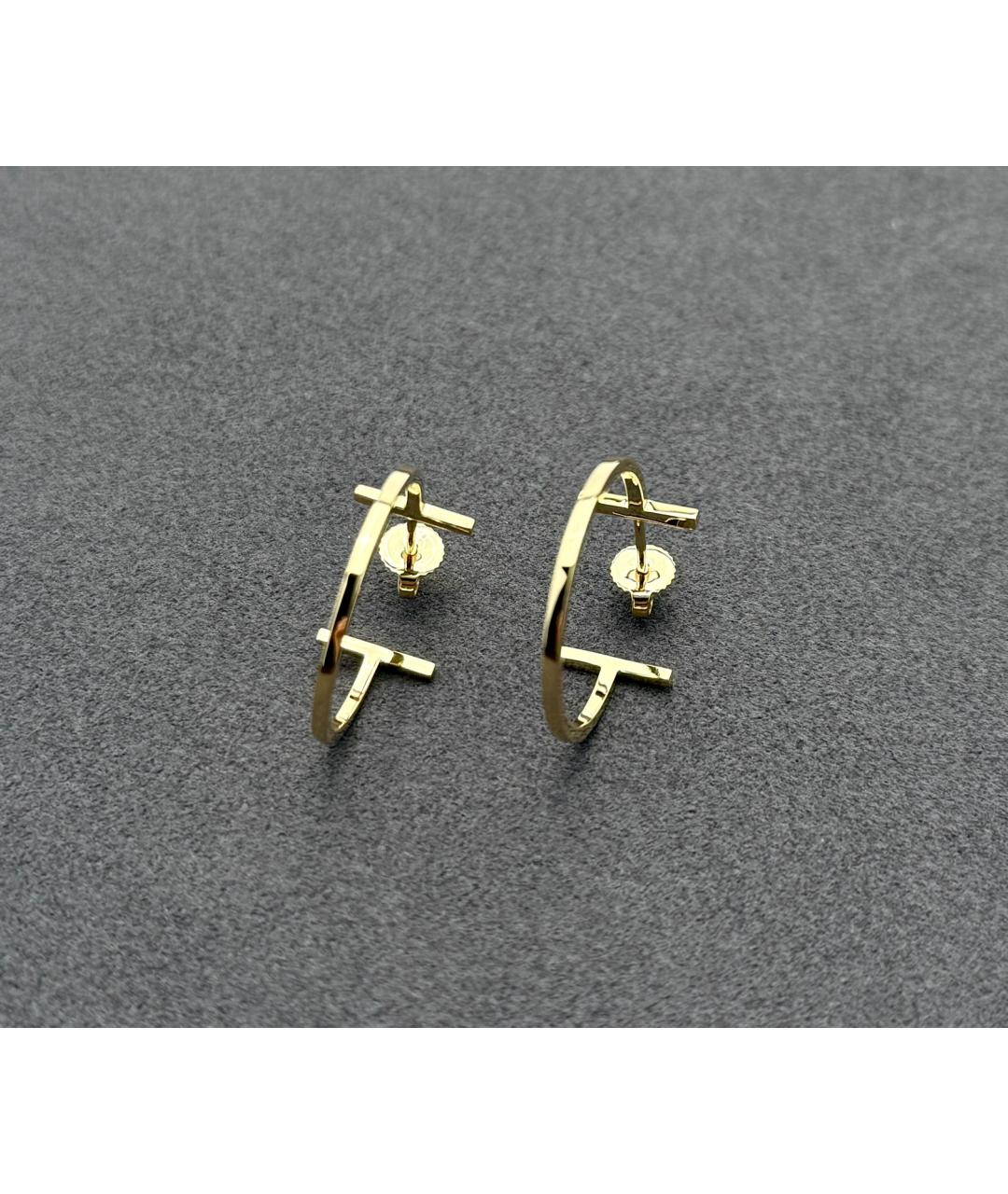 TIFFANY&CO Золотые серьги из желтого золота, фото 3