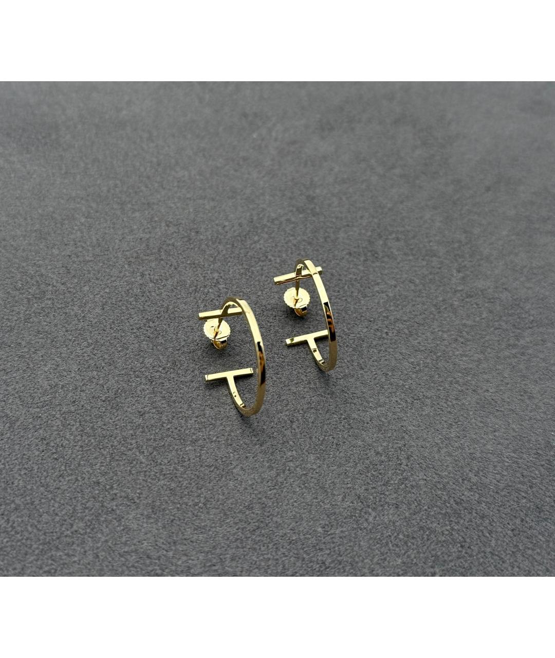 TIFFANY&CO Золотые серьги из желтого золота, фото 2