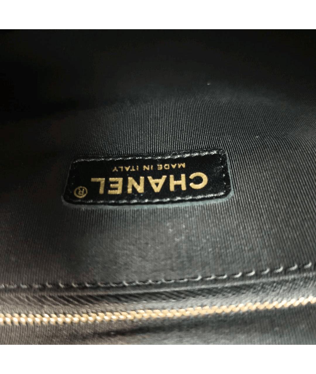 CHANEL Черная сумка через плечо, фото 6