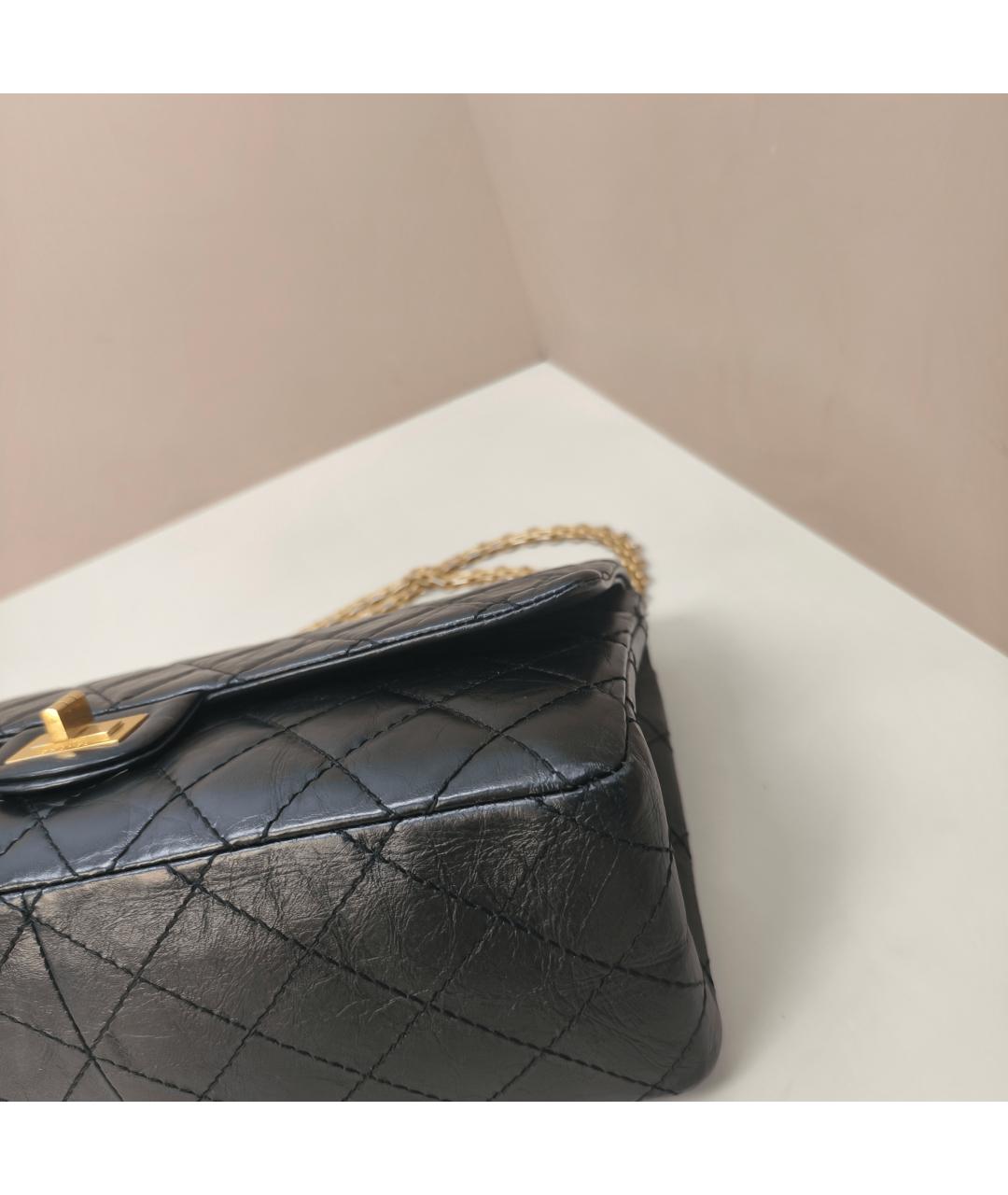 CHANEL Черная кожаная сумка через плечо, фото 4