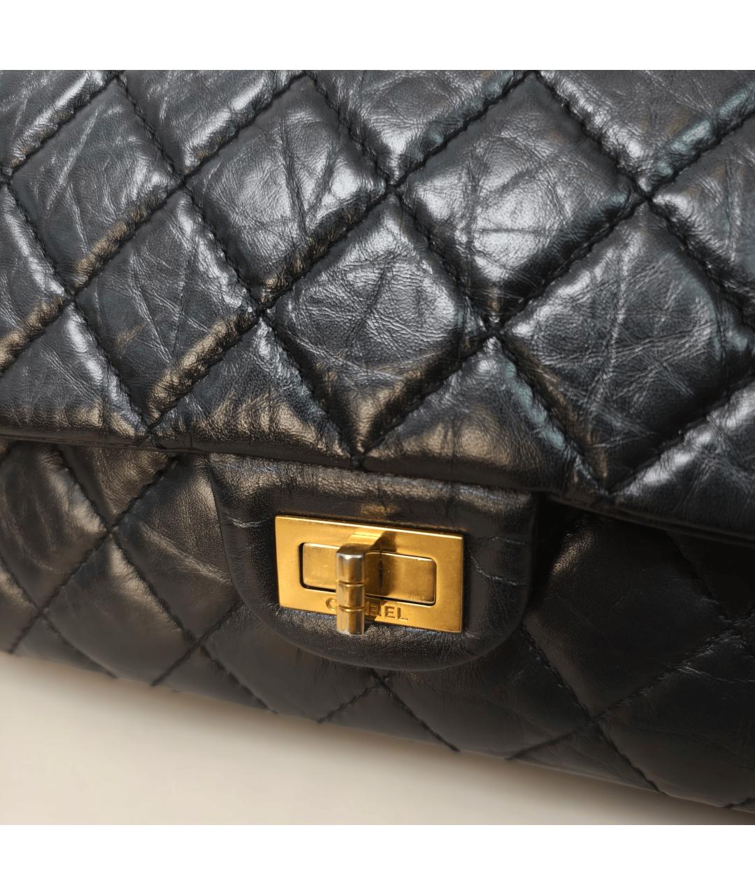 CHANEL Черная кожаная сумка через плечо, фото 6