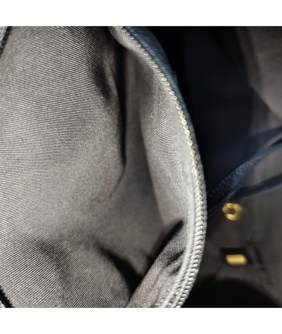 CHANEL Синий твидовый рюкзак, фото 3