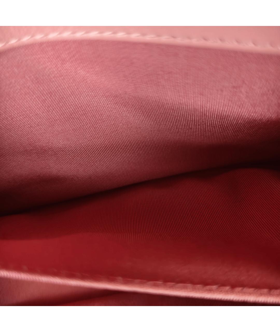 CHANEL Розовая кожаная сумка через плечо, фото 8