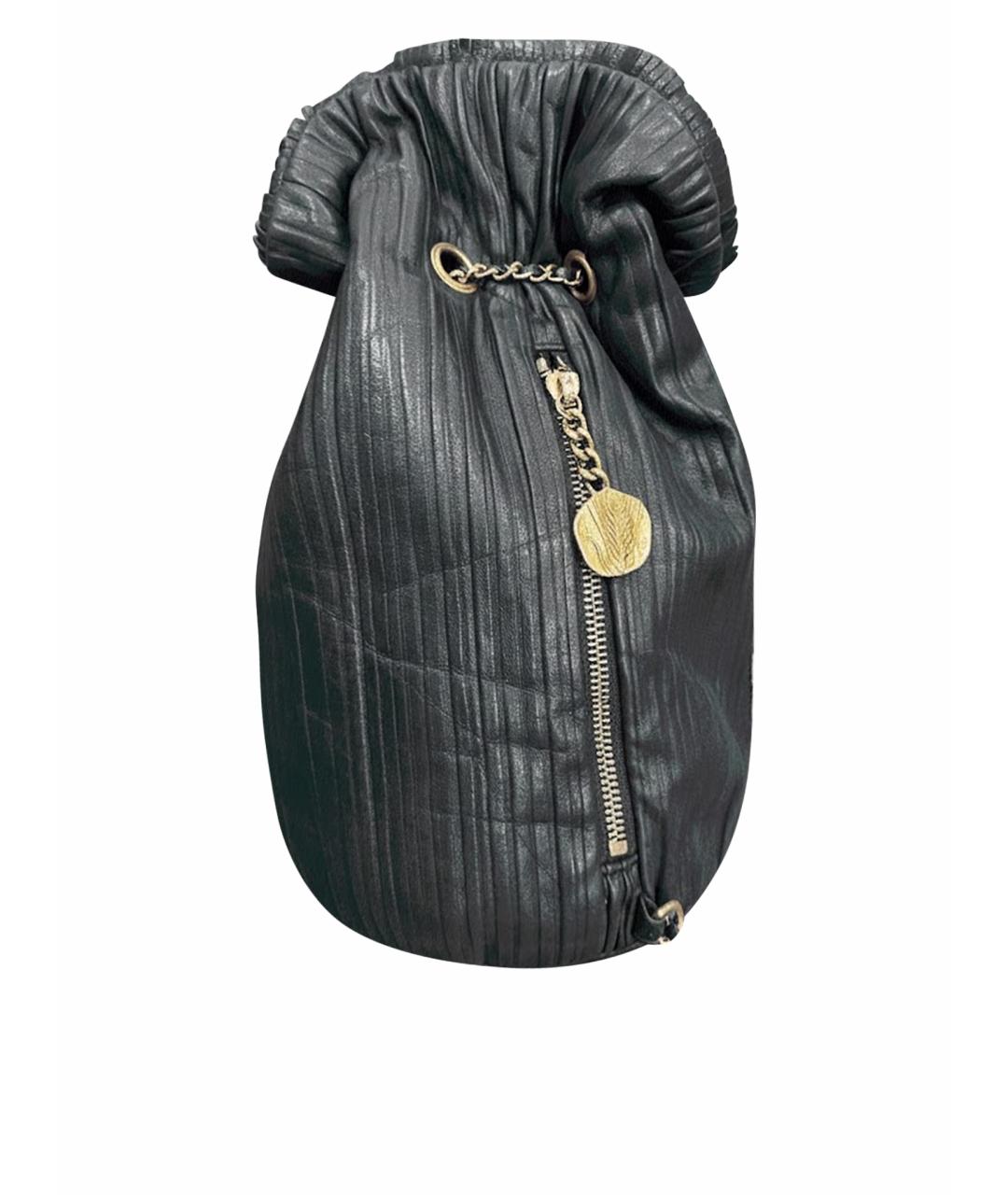 CHANEL Черная кожаная сумка через плечо, фото 1
