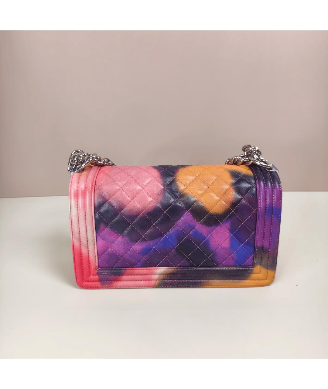 CHANEL Розовая кожаная сумка через плечо, фото 2