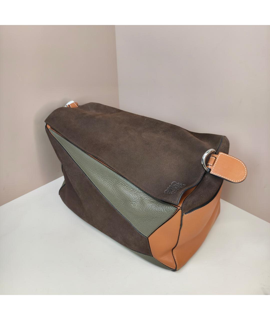 LOEWE Мульти кожаная сумка с короткими ручками, фото 3