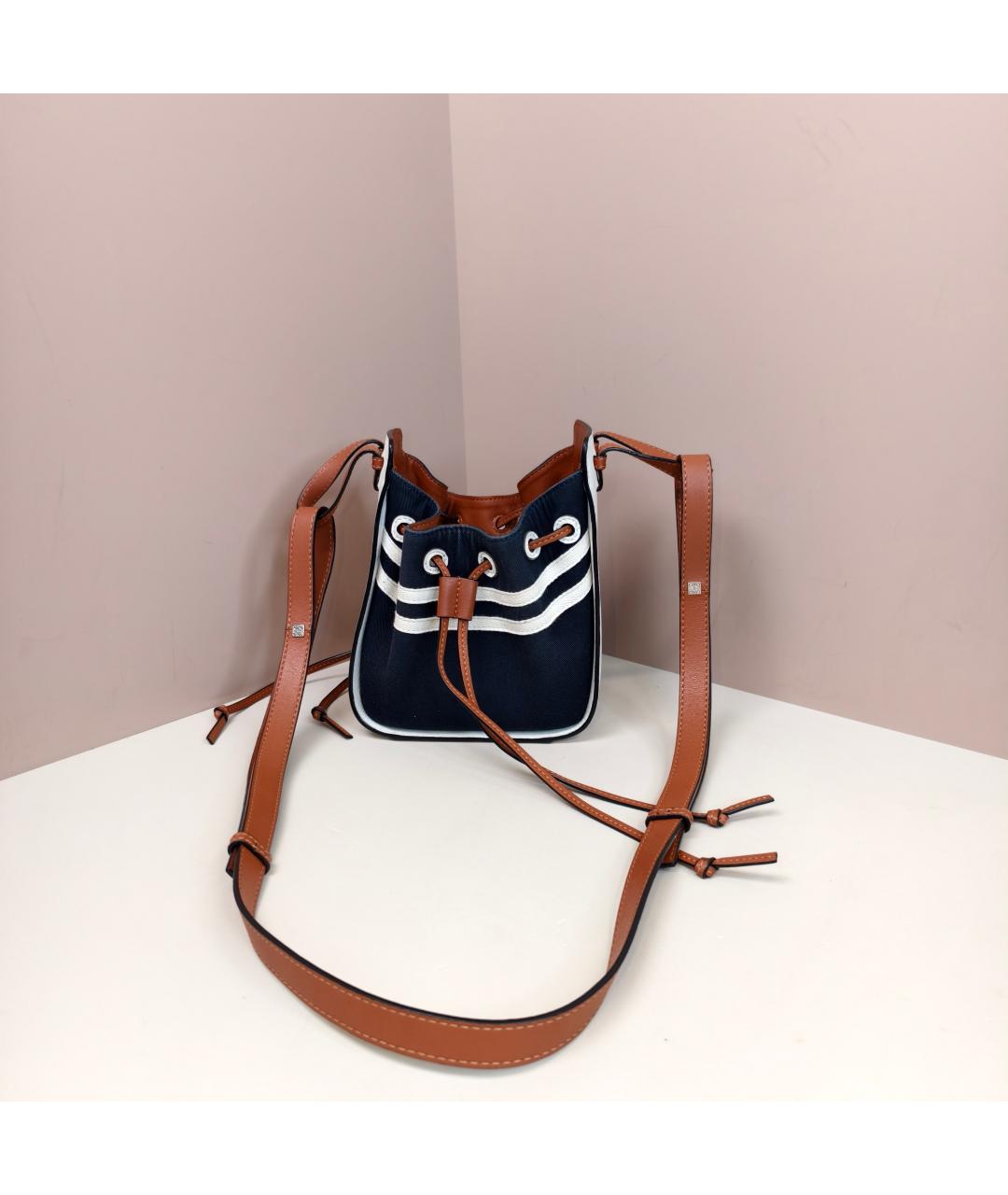 LOEWE Черная кожаная сумка через плечо, фото 10