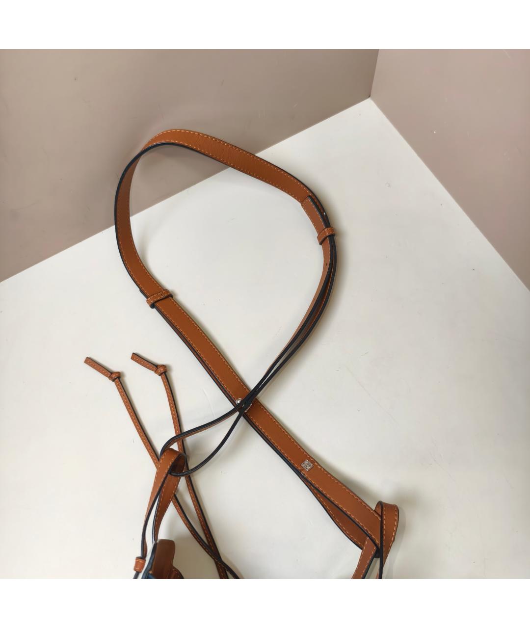 LOEWE Черная кожаная сумка через плечо, фото 3