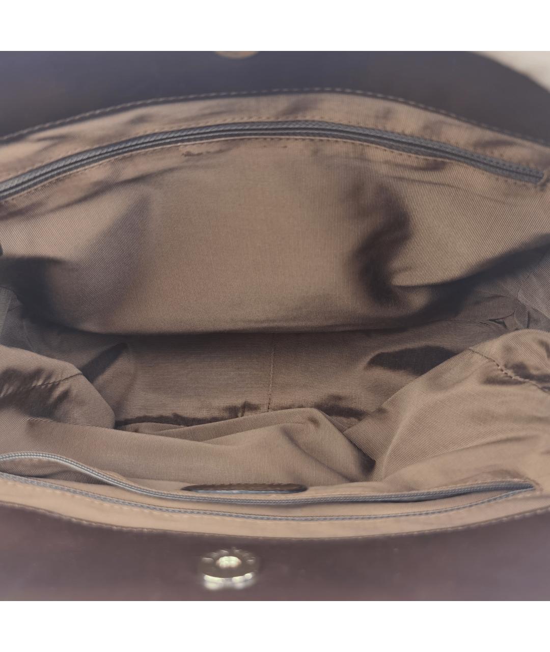 CHANEL Бежевая пелетеная сумка с короткими ручками, фото 5