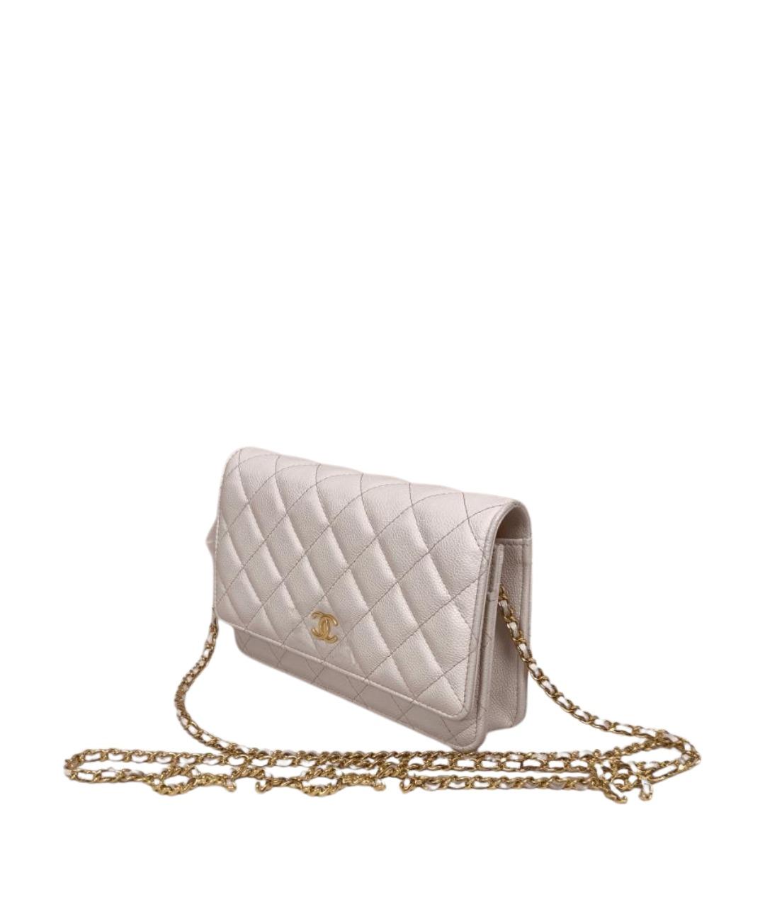 CHANEL Розовая кожаная сумка через плечо, фото 1