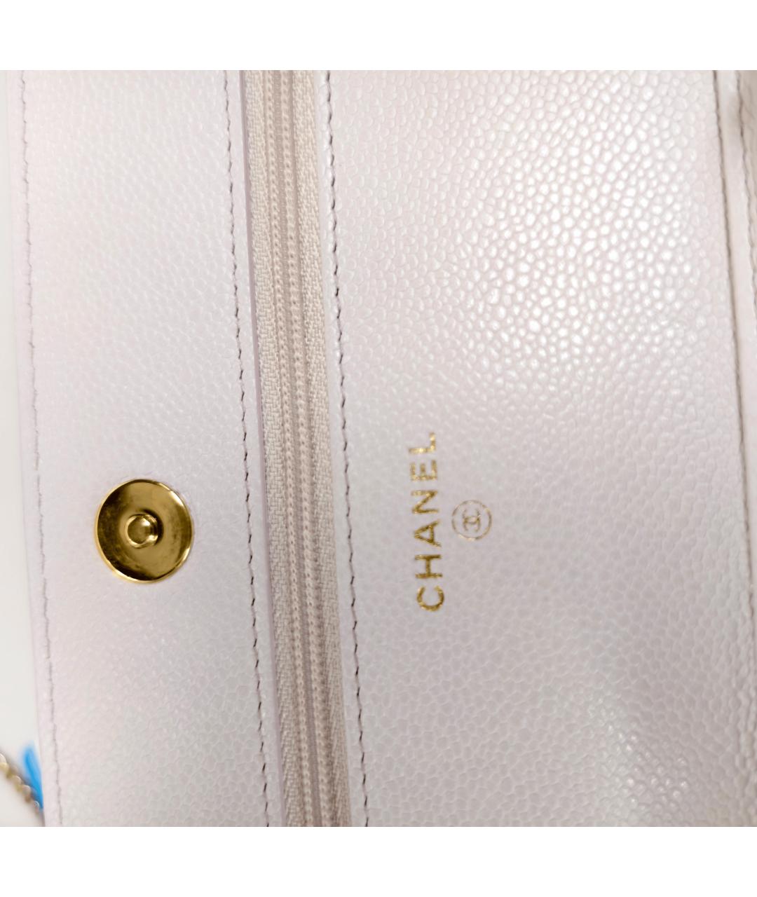 CHANEL Розовая кожаная сумка через плечо, фото 7