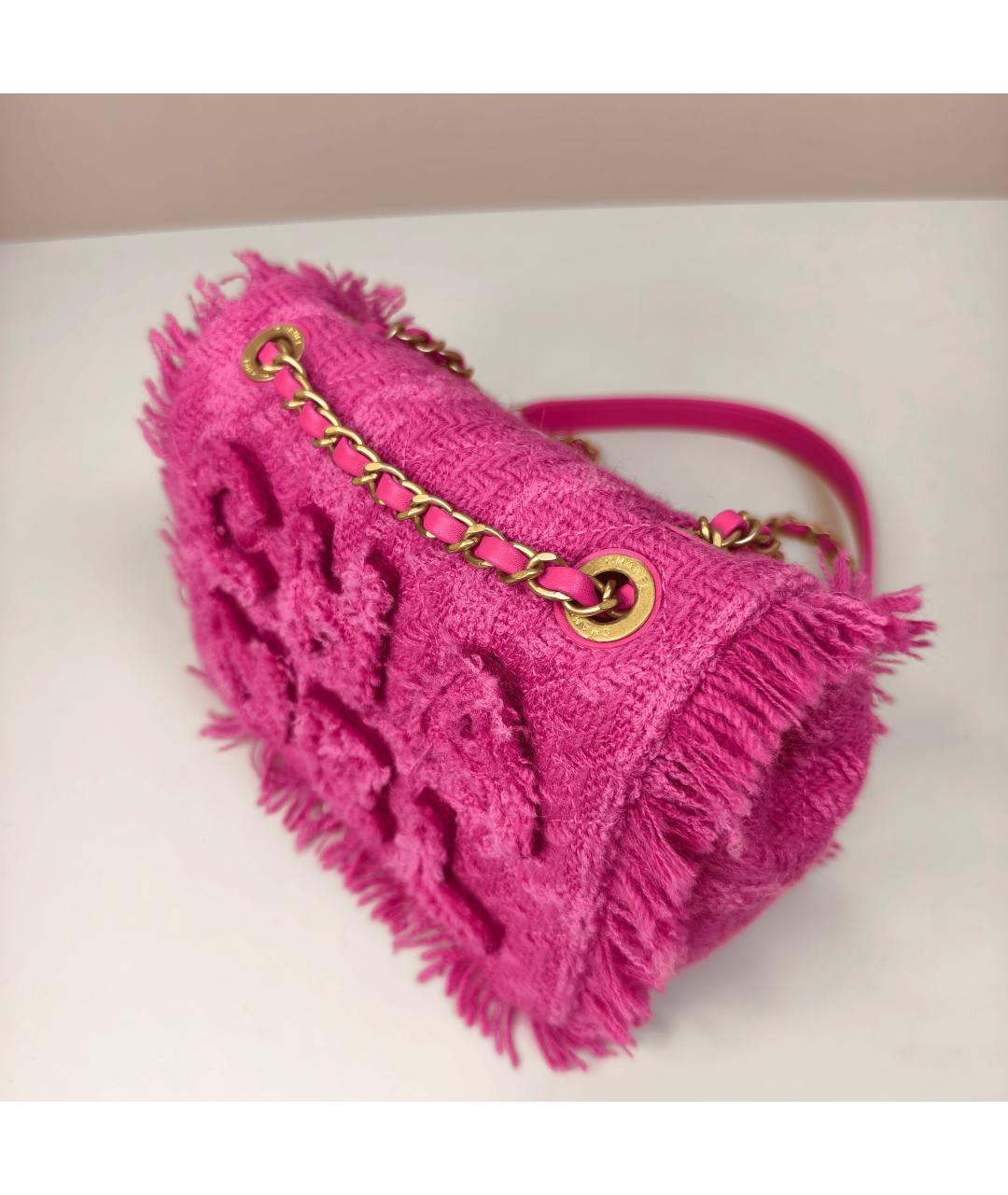CHANEL Розовая сумка через плечо, фото 4
