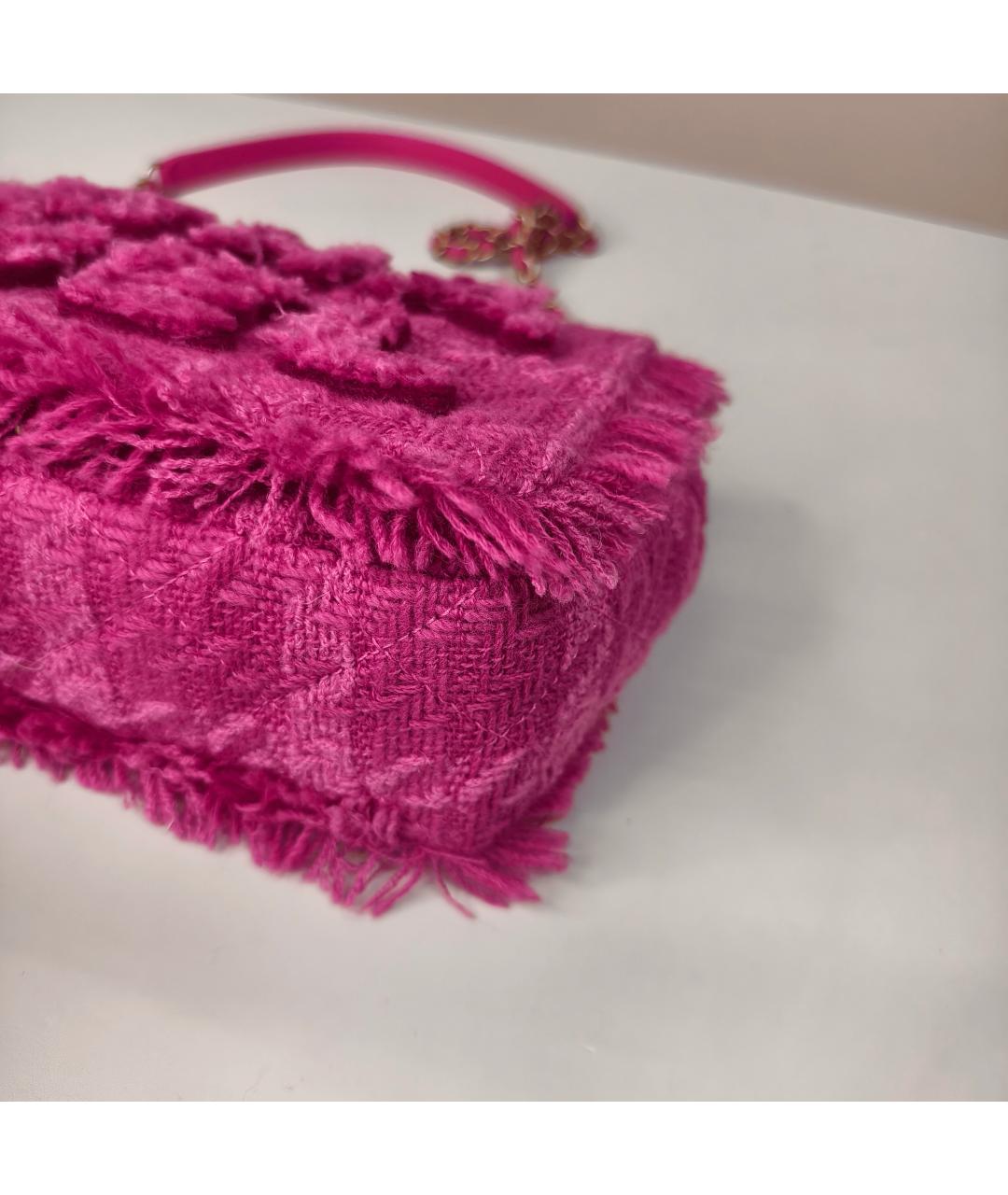 CHANEL Розовая сумка через плечо, фото 8