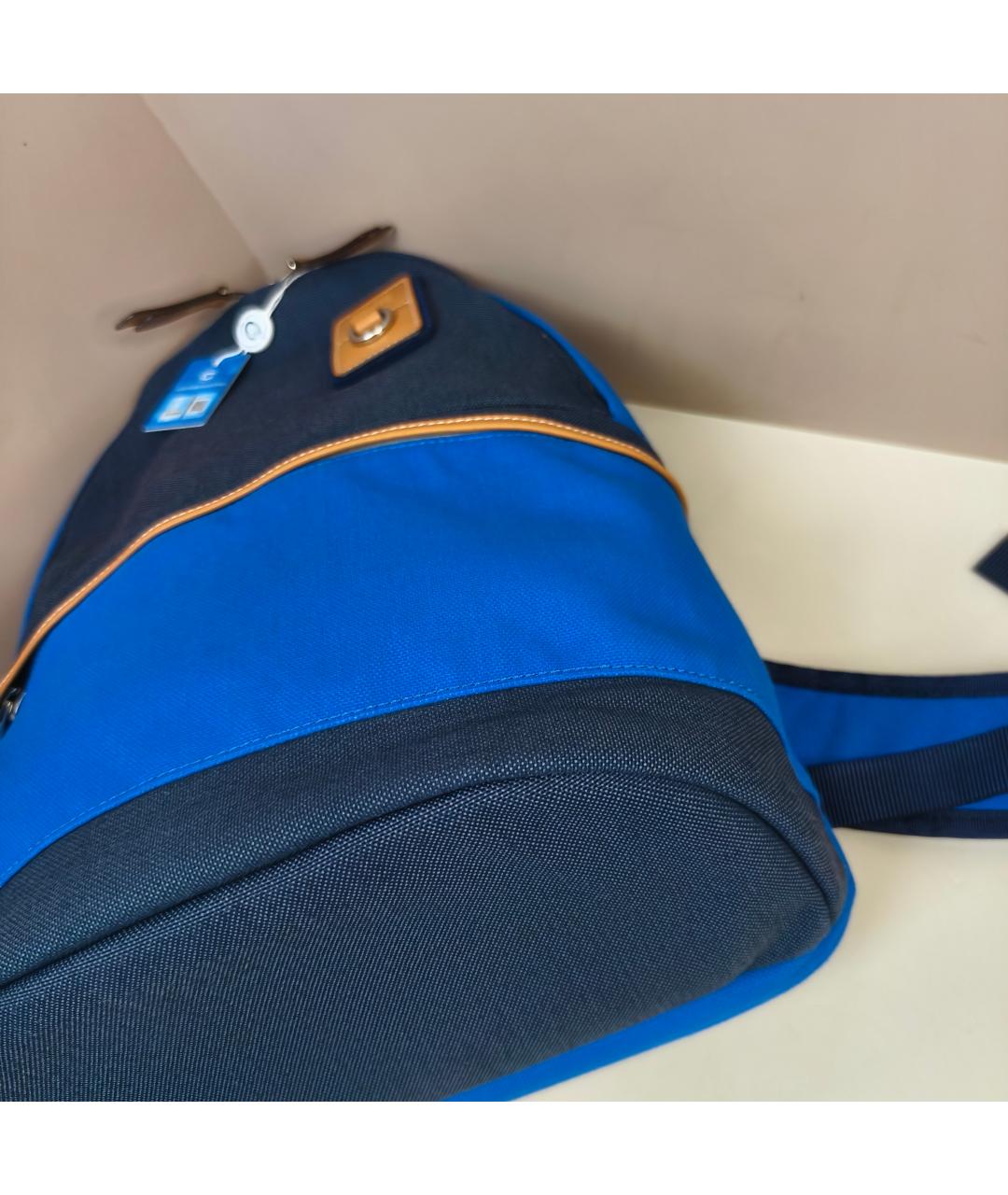 LOEWE Синий тканевый рюкзак, фото 4