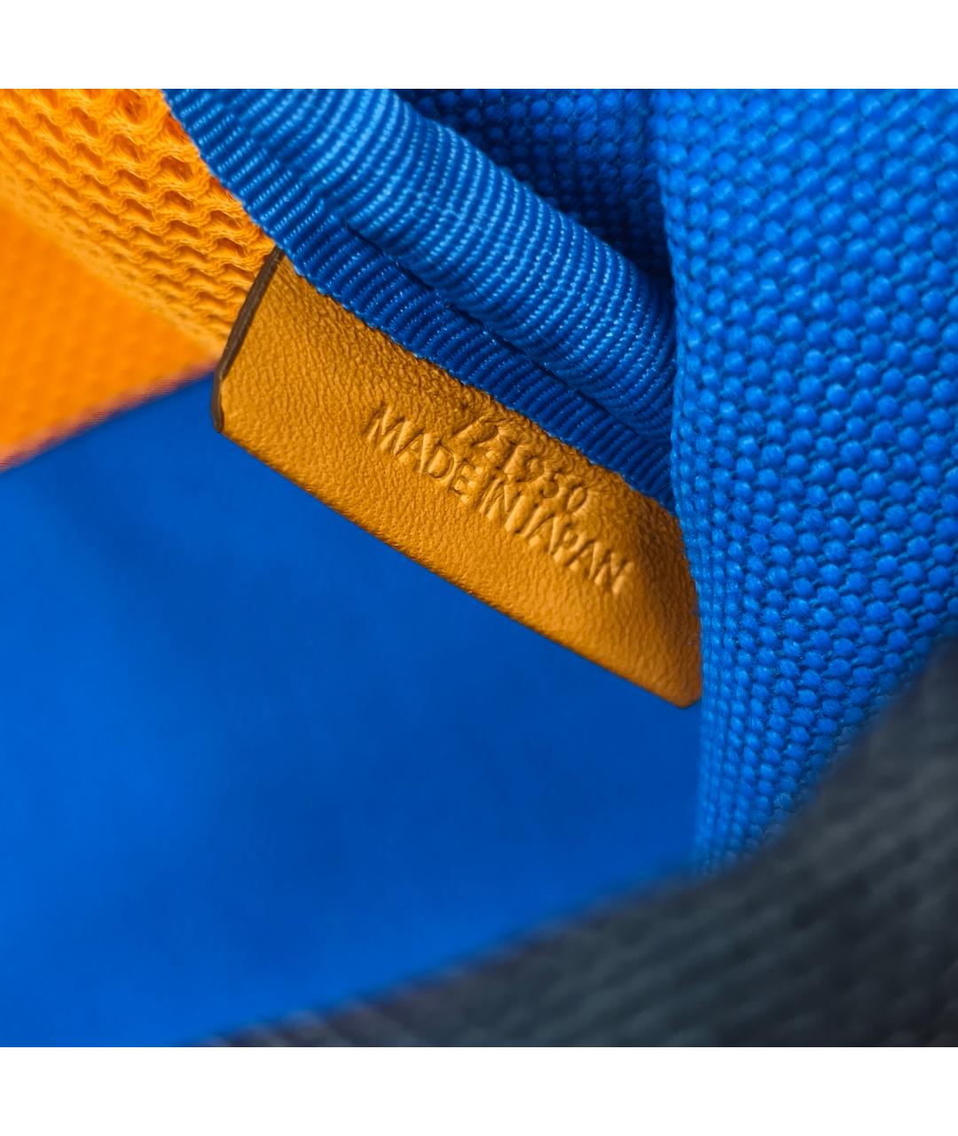 LOEWE Синий тканевый рюкзак, фото 7