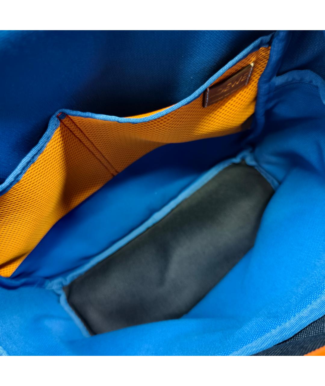 LOEWE Синий тканевый рюкзак, фото 6
